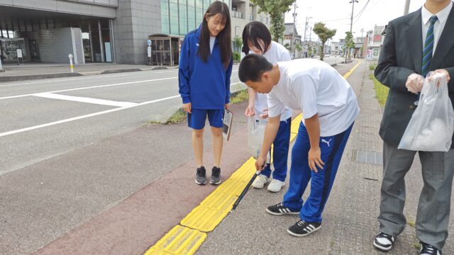 1学年で「スポGOMI」を行いました。
