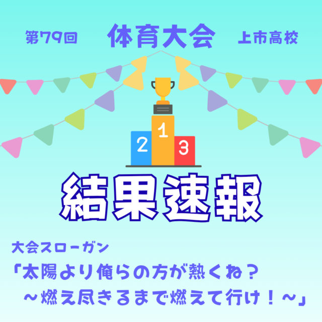 体育大会　結果速報